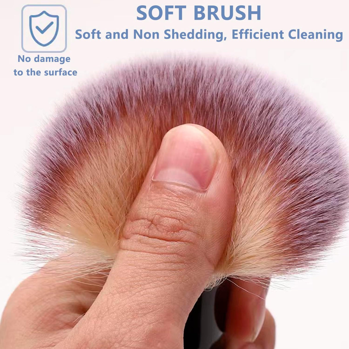 3 Pack Microfiber Duster, Small Dust Brushes, Feather Duster, Soft Fibers, Efficient Dust Removal, Cleaning Tool Perfect for Computers, Keyboards, Car Interior, Photo Frames, Digital Devices
