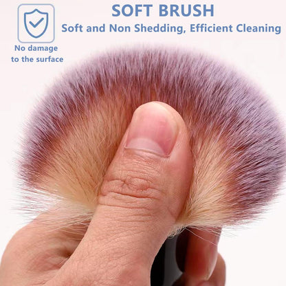 3 Pack Microfiber Duster, Small Dust Brushes, Feather Duster, Soft Fibers, Efficient Dust Removal, Cleaning Tool Perfect for Computers, Keyboards, Car Interior, Photo Frames, Digital Devices
