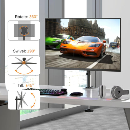 Pholiten Dual Monitor Mount for 2 Screens up to 32 Inches and 22lbs Each
