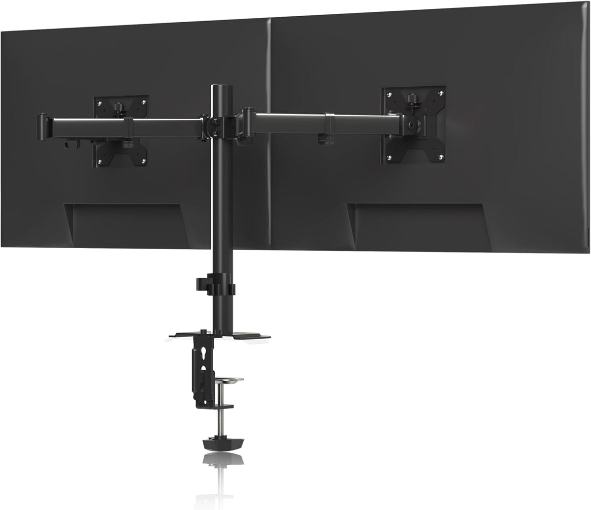 Pholiten Dual Monitor Mount for 2 Screens up to 32 Inches and 22lbs Each