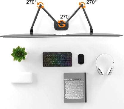 Pholiten Dual Monitor Mount for 2 Screens up to 32 Inches and 22lbs Each