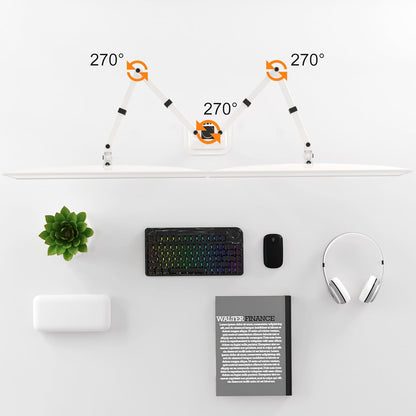 Pholiten Dual Monitor Mount for 2 Screens up to 32 Inches and 22lbs Each