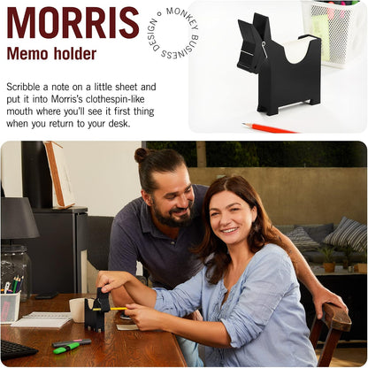 Morris the Donkey: Desktop Memo Holder | Cute Desk Accessories & Office Supplies | Funny Desk Decor & Office Accessories | Desk Supplies: Holders & Dispensers | Sticky Note Holder | by Monkey Business