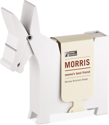 Morris the Donkey: Desktop Memo Holder | Cute Desk Accessories & Office Supplies | Funny Desk Decor & Office Accessories | Desk Supplies: Holders & Dispensers | Sticky Note Holder | by Monkey Business