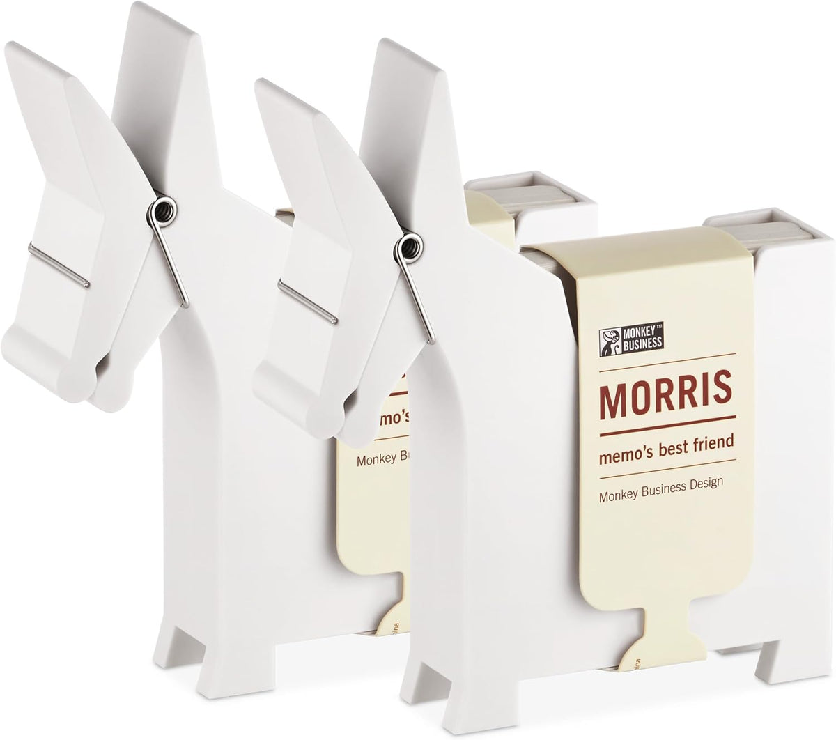 Morris the Donkey: Desktop Memo Holder | Cute Desk Accessories & Office Supplies | Funny Desk Decor & Office Accessories | Desk Supplies: Holders & Dispensers | Sticky Note Holder | by Monkey Business