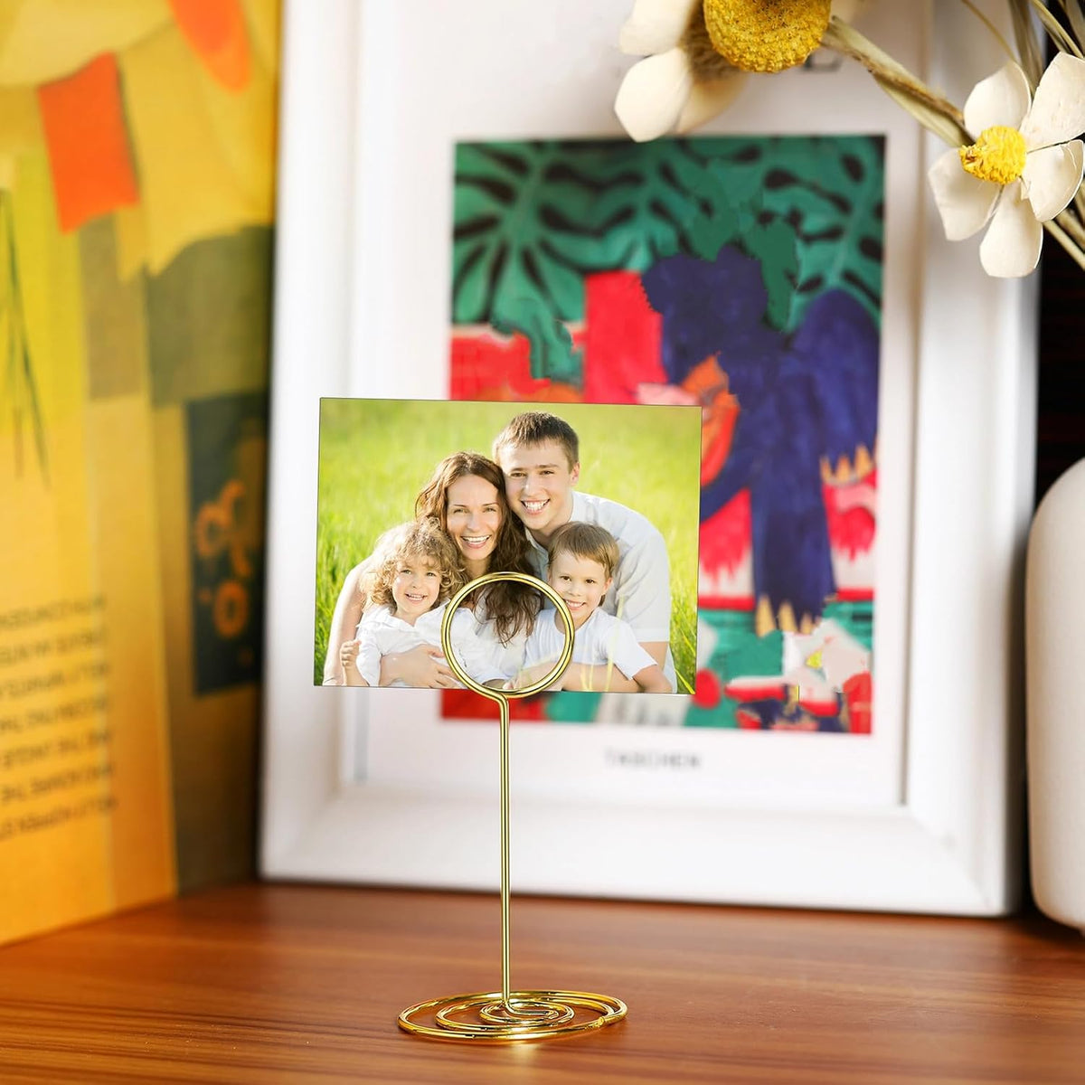 24 pcs 3.35 Inch Picture Clips Table Place Photos Card Holder