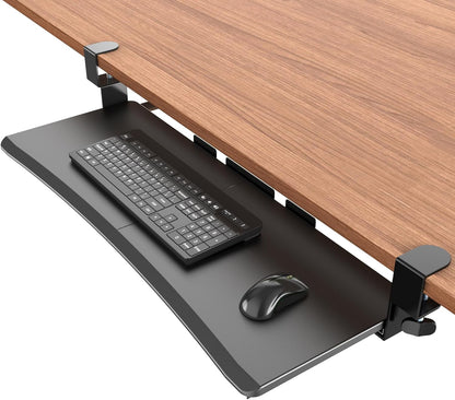 Extra Large Keyboard Tray Under Desk White