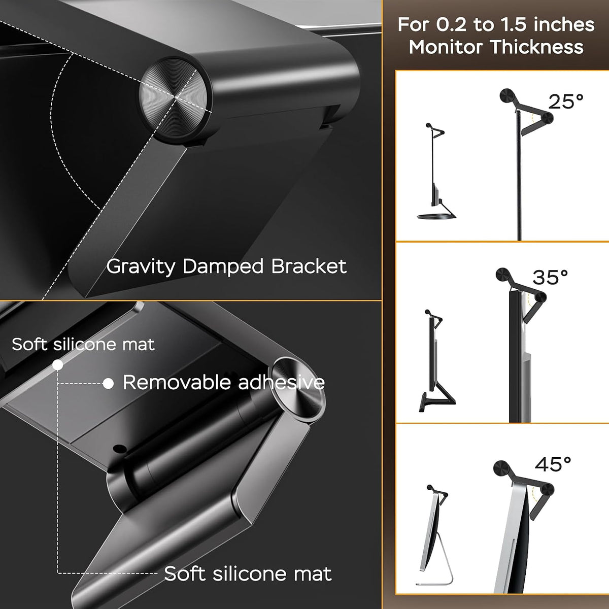 Computer Screen Lamp, Made of Aluminum Alloy, Office and Home Use