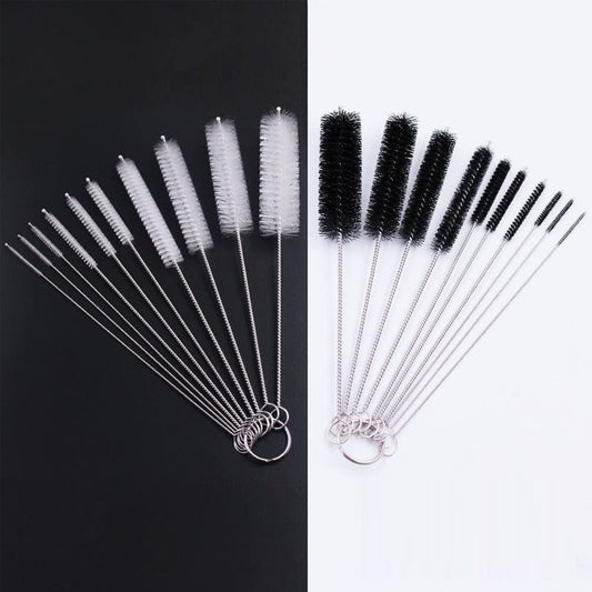 Straw Cleaning Brushes Set, of Super Hard & Medium Hard, 8 Inch