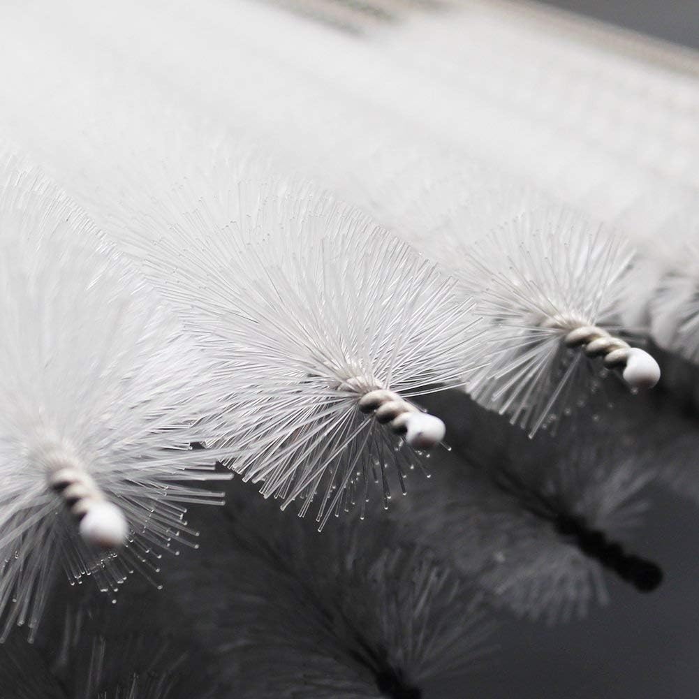 Straw Cleaning Brushes Set, of Super Hard & Medium Hard, 8 Inch