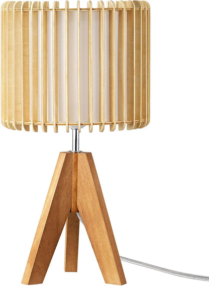 Tripod Table Lamp, Small Cute Bedside Lamp, 14.2 Inch, E26 Base