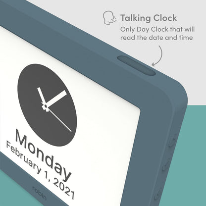 Clock 2026 with Day and Date for Elderly, Clocks for Seniors, Dementia Clock, Digital Calendar Elderly, Bedside Clocks Seniors, Alzheimers Products, Dementia Clocks Large, White