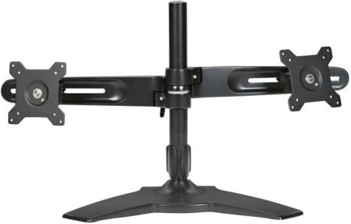 AS2 Dual Monitor Stand Supports Monitors Between 15" and 24". Weighs Less Than 26lbs. Vesa Compatible.