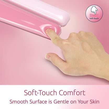 Duo Gel Mountain Wrist Rest for Keyboard, Wrist Pad for Full Size Keyboard, Ergonomic Wrist Pad for Computer, Non-Skid Computer Pad with Wrist Support, Pink K62677WW, 17.7" x 4.1"x 0.8”