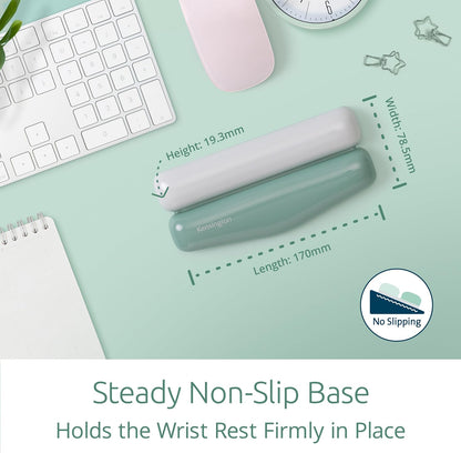 Duo Gel Mountain Wrist Rest for Keyboard, Wrist Pad for Full Size Keyboard, Ergonomic Wrist Pad for Computer, Non-Skid Computer Pad with Wrist Support, Pink K62677WW, 17.7" x 4.1"x 0.8”