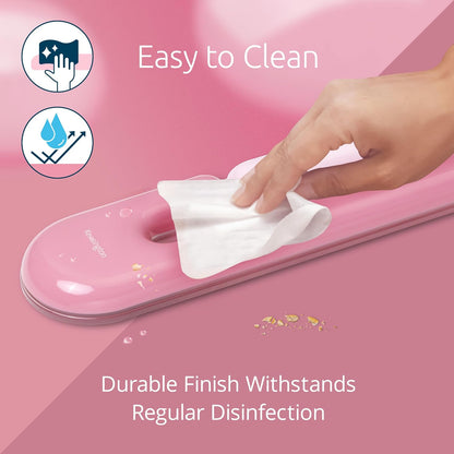 Duo Gel Mountain Wrist Rest for Keyboard, Wrist Pad for Full Size Keyboard, Ergonomic Wrist Pad for Computer, Non-Skid Computer Pad with Wrist Support, Pink K62677WW, 17.7" x 4.1"x 0.8”