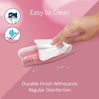 Duo Gel Mountain Wrist Rest for Keyboard, Wrist Pad for Full Size Keyboard, Ergonomic Wrist Pad for Computer, Non-Skid Computer Pad with Wrist Support, Pink K62677WW, 17.7" x 4.1"x 0.8”