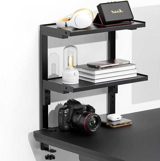 2 Tier Clamp on Desk Shelf