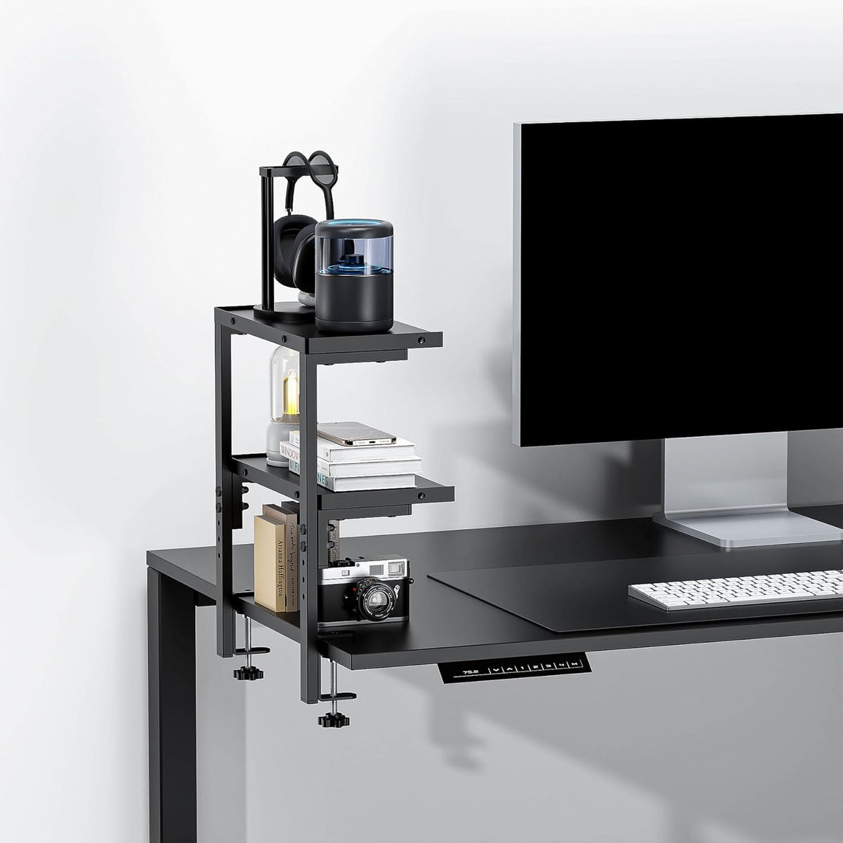 2 Tier Clamp on Desk Shelf