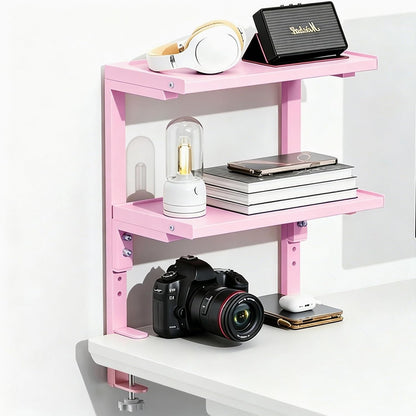 2 Tier Clamp on Desk Shelf