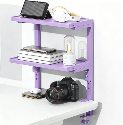 2 Tier Clamp on Desk Shelf