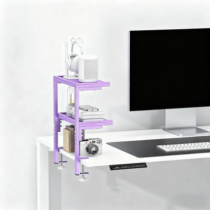 2 Tier Clamp on Desk Shelf