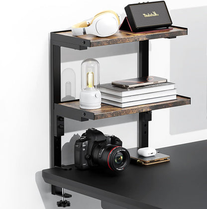 2 Tier Clamp on Desk Shelf