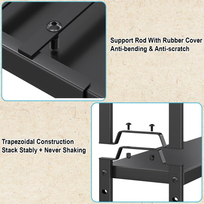 Expandable Cabinet Shelf Organizer, Adjustable kitchen Countertop Storage