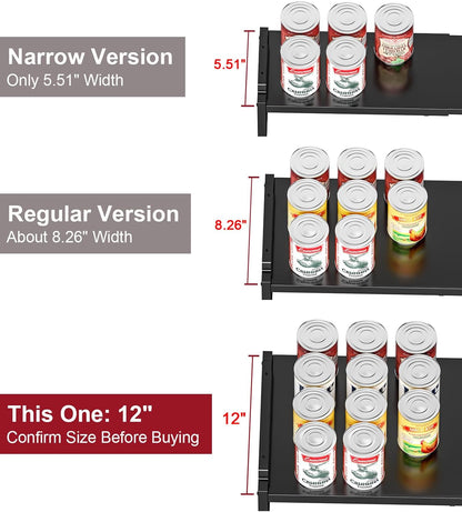 Expandable Cabinet Shelf Organizer, Adjustable kitchen Countertop Storage