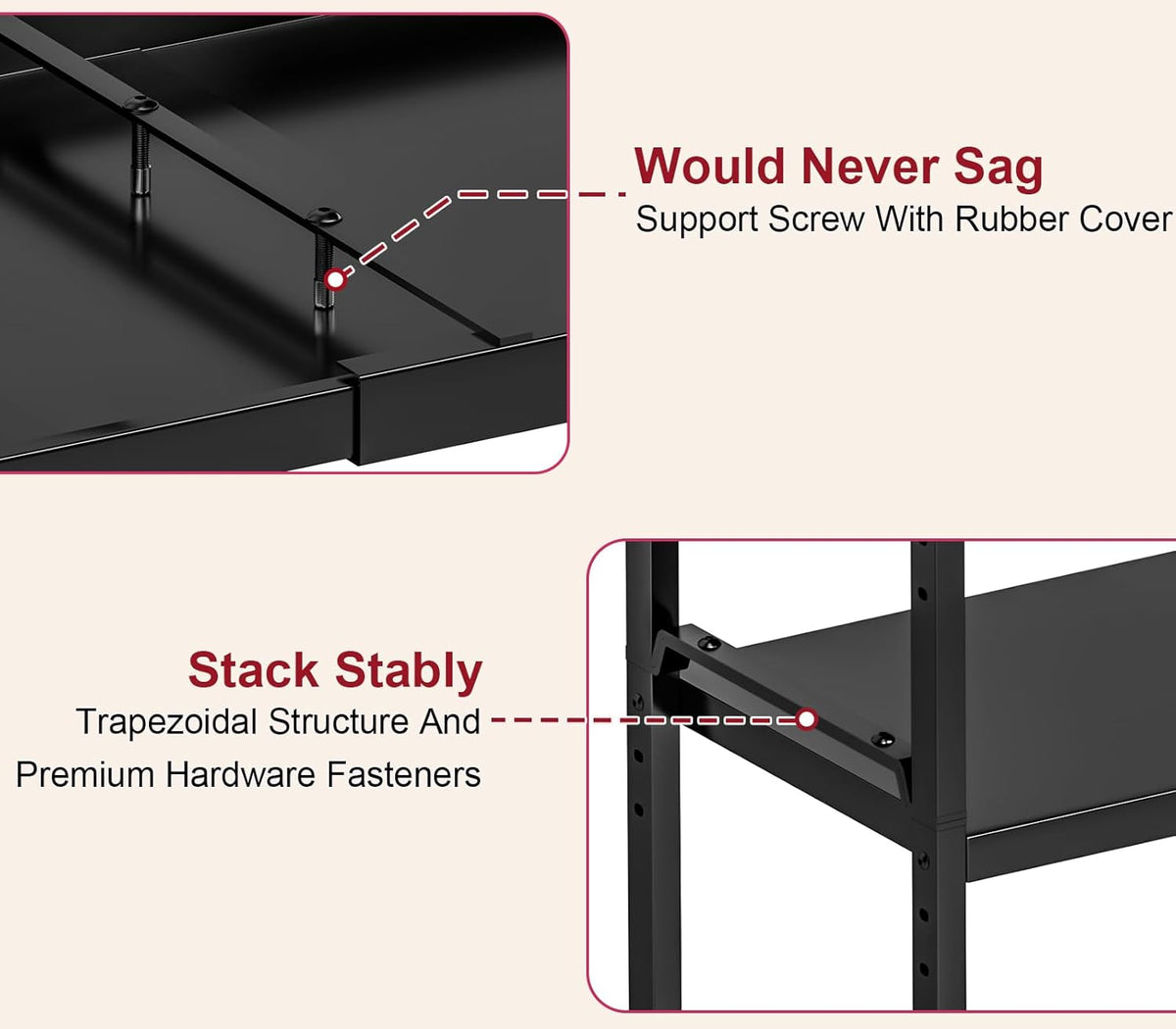 Expandable Cabinet Shelf Organizer, Adjustable kitchen Countertop Storage