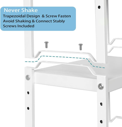 Expandable Cabinet Shelf Organizer, Adjustable kitchen Countertop Storage