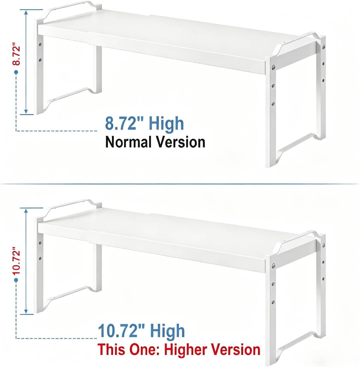 Expandable Cabinet Shelf Organizer, Adjustable kitchen Countertop Storage