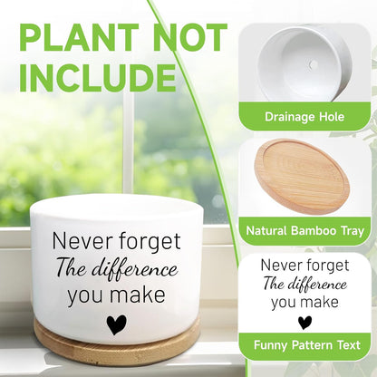 Office Desk Shelf Decor, Funny Succulent Plant Pot (Plants Not Included)