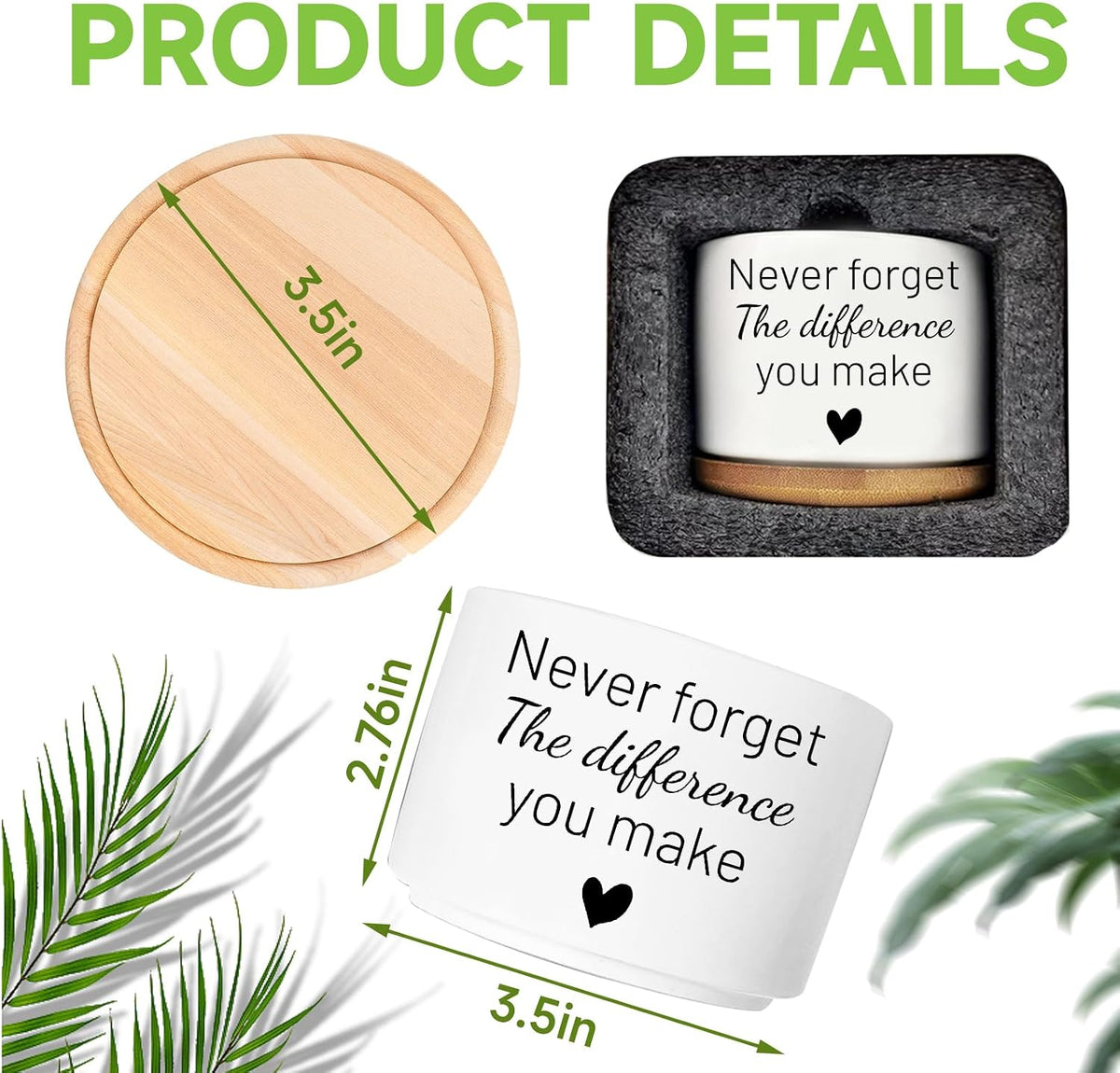 Office Desk Shelf Decor, Funny Succulent Plant Pot (Plants Not Included)