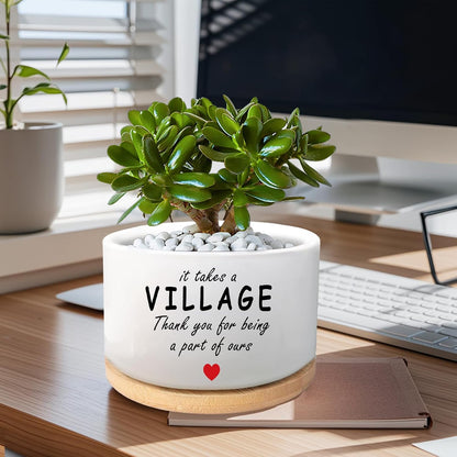 Office Desk Shelf Decor, Funny Succulent Plant Pot (Plants Not Included)