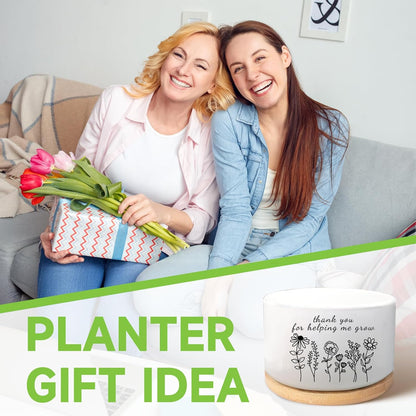 Office Desk Shelf Decor, Funny Succulent Plant Pot (Plants Not Included)