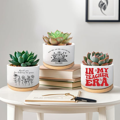 Office Desk Shelf Decor, Funny Succulent Plant Pot (Plants Not Included)