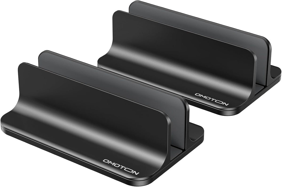 Vertical Laptop Stand Holder, Adjustable Dock for MacBook, Black