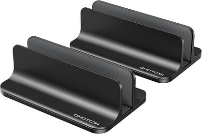 Vertical Laptop Stand Holder, Adjustable Dock for MacBook, Black