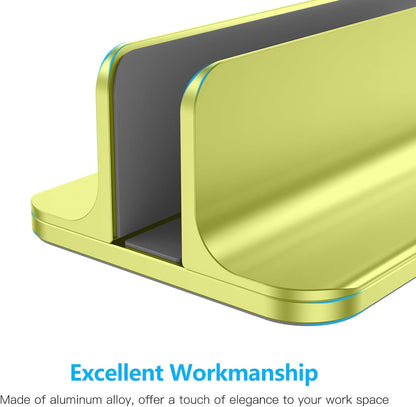 Vertical Laptop Stand Holder, Adjustable Dock for MacBook, Black