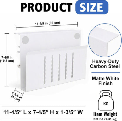 Desk Side Storage Laptop Holder No Drill Clamp On Organizer