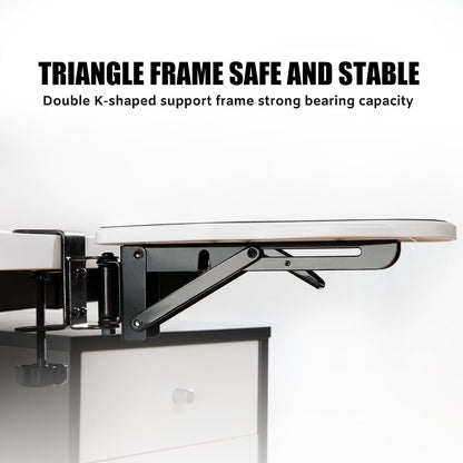 Computer Arm Rest for Desk, 180° Swivel and 90° Foldable, Black