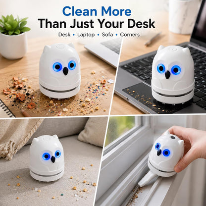 Mini Desktop Vacuum Cleaner Cordless Desk Vacuum