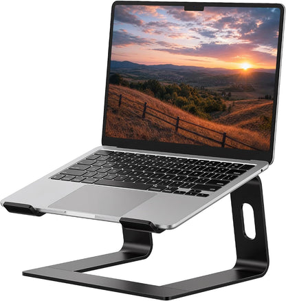 Laptop Stand, Aluminum Ergonomic Desk Riser, 10-15.6", Gold