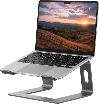 Laptop Stand, Aluminum Ergonomic Desk Riser, 10-15.6", Gold