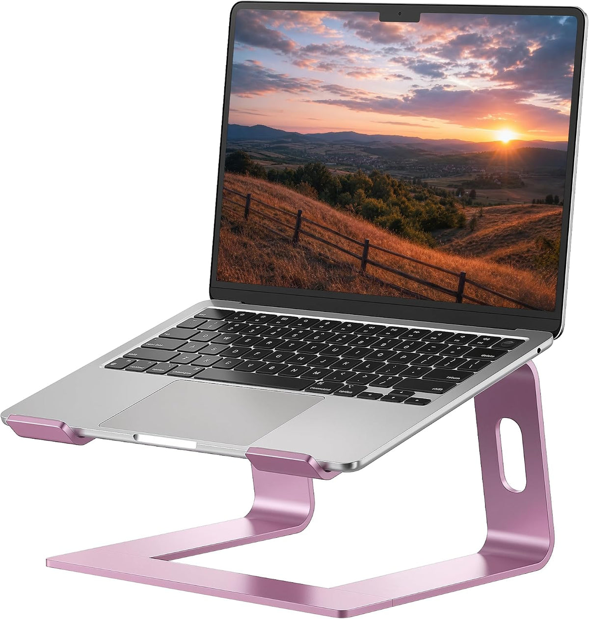 Laptop Stand, Aluminum Ergonomic Desk Riser, 10-15.6", Gold