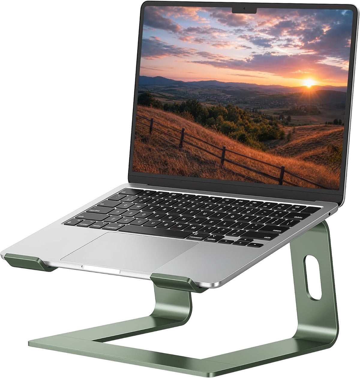 Laptop Stand, Aluminum Ergonomic Desk Riser, 10-15.6", Gold