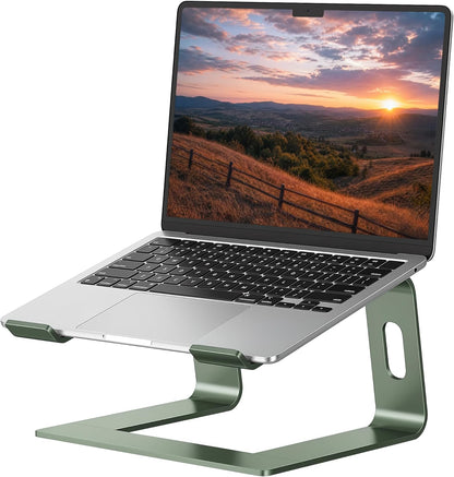 Laptop Stand, Aluminum Ergonomic Desk Riser, 10-15.6", Gold