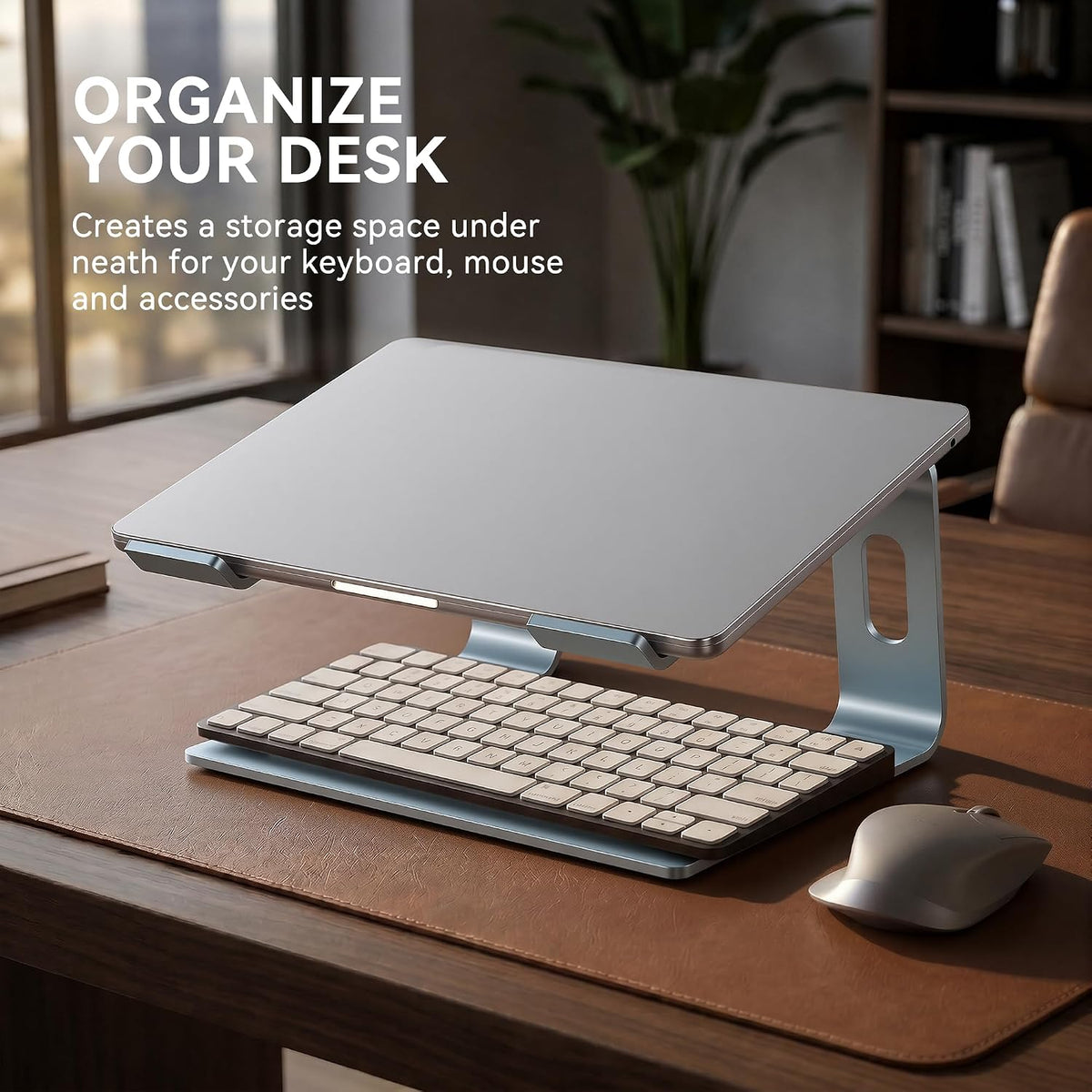 Laptop Stand, Aluminum Ergonomic Desk Riser, 10-15.6", Gold