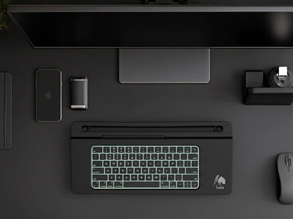 Black Glass Desktop Whiteboard